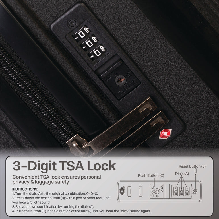 Jetstream Signature Series 5-Piece Luggage Set