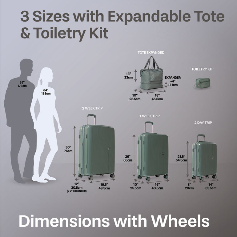 Jetstream Signature Series 5-Piece Luggage Set