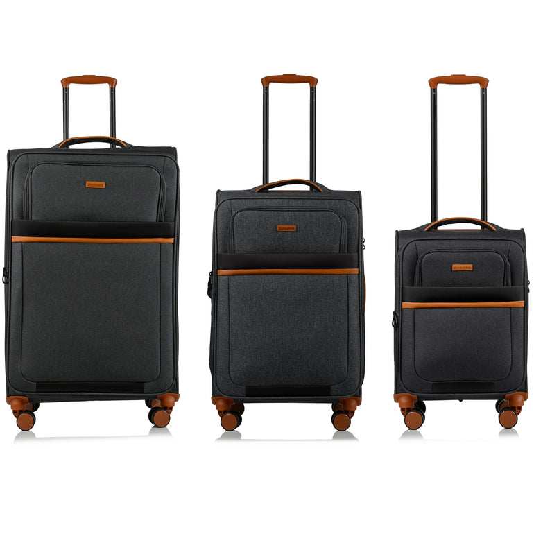 Champs Classic II Expandable 3-Piece Luggage Set