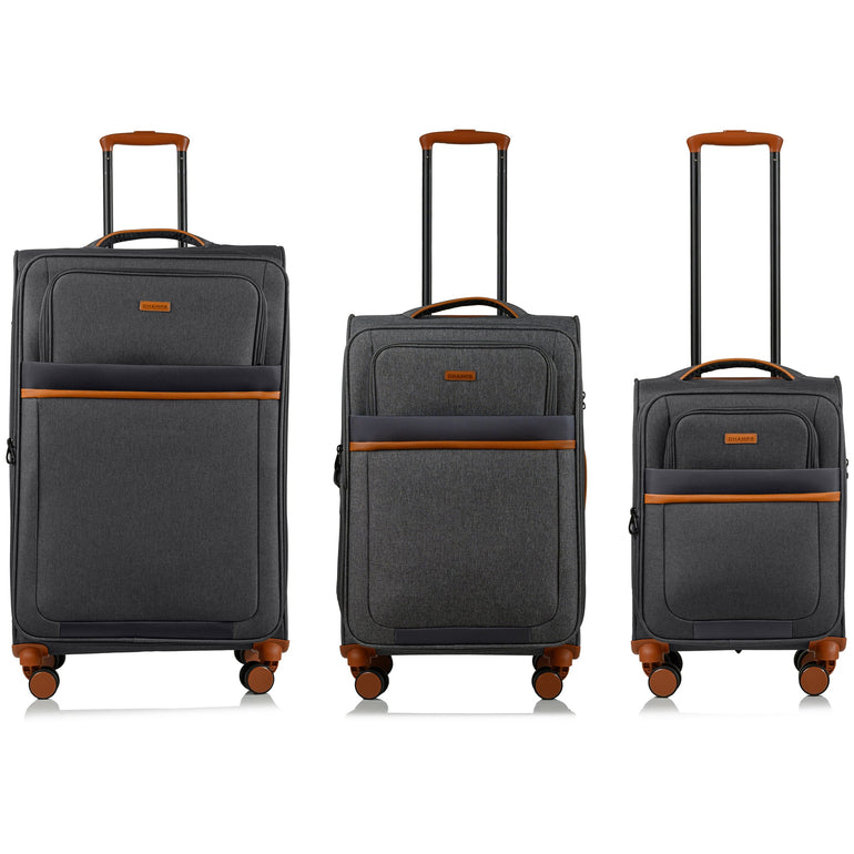 Champs Classic II Expandable 3-Piece Luggage Set