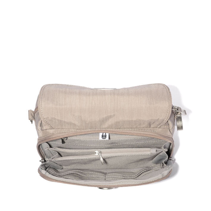 Baggallini Coastal Flip Lock Sac pour appareil photo bandoulière