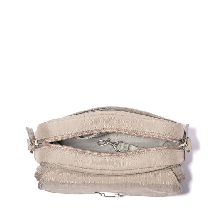 Baggallini Coastal Flip Lock Sac pour appareil photo bandoulière