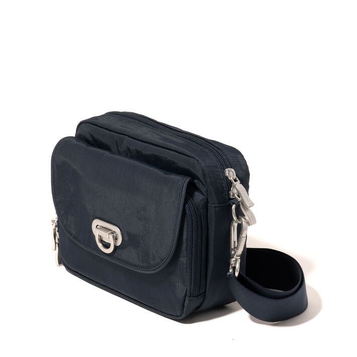 Baggallini Coastal Flip Lock Sac pour appareil photo bandoulière