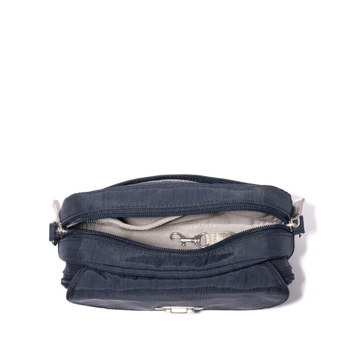 Baggallini Coastal Flip Lock Sac pour appareil photo bandoulière