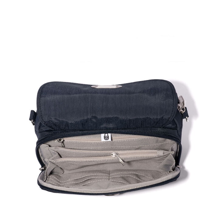 Baggallini Coastal Flip Lock Sac pour appareil photo bandoulière