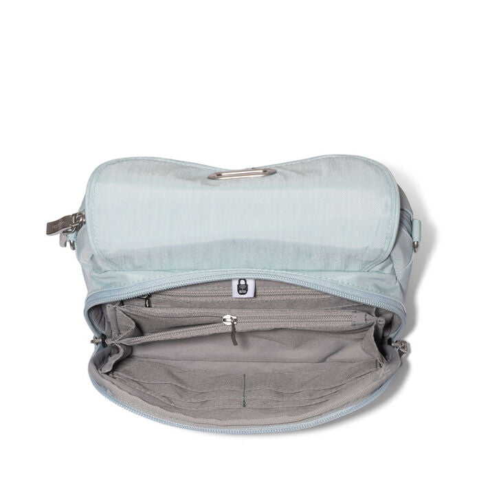Baggallini Coastal Flip Lock Sac pour appareil photo bandoulière