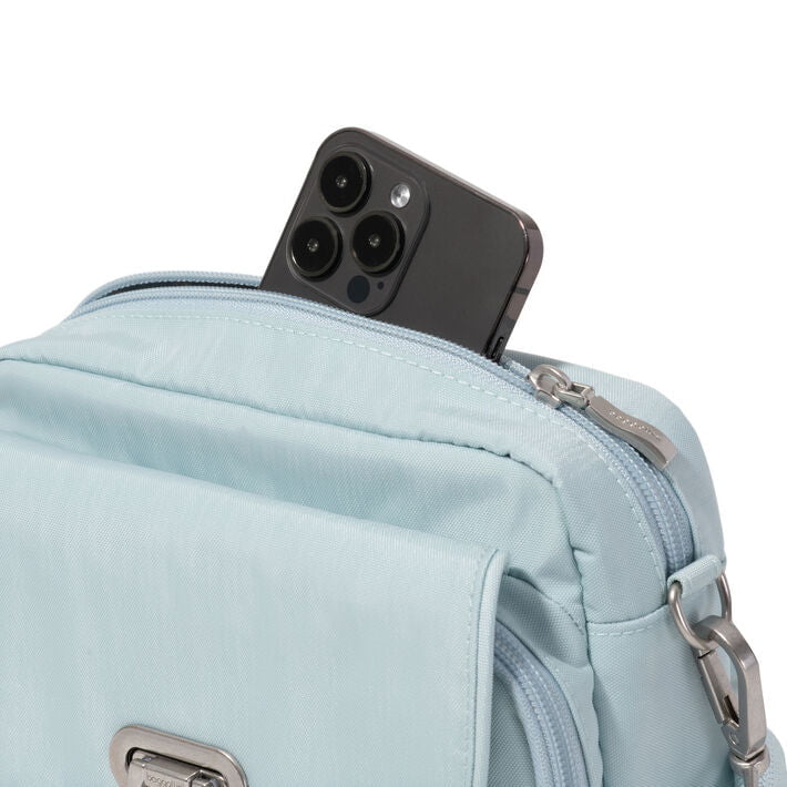 Baggallini Coastal Flip Lock Sac pour appareil photo bandoulière