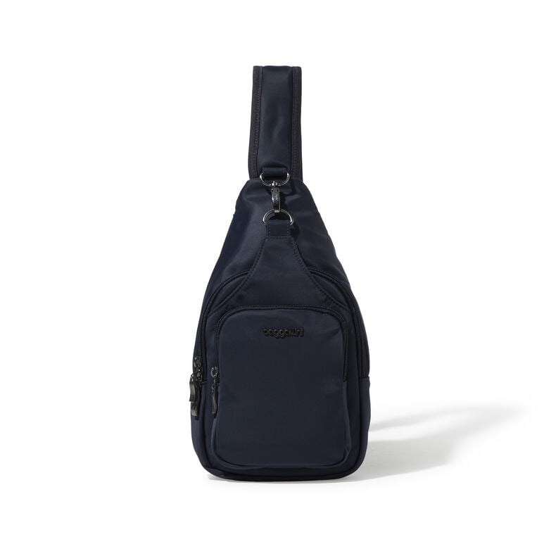 Baggallini Manhattan Central Park Sling Bag - French Navy
