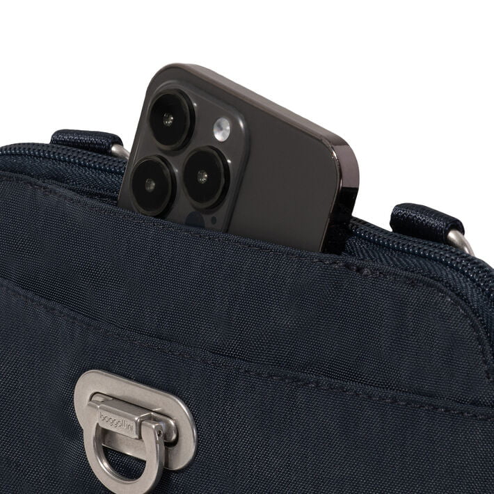 Baggallini Coastal Flip Lock Mini sac bandoulière
