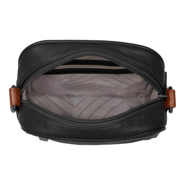 Champs Onyx Leather Vertical Cross-Body Bag