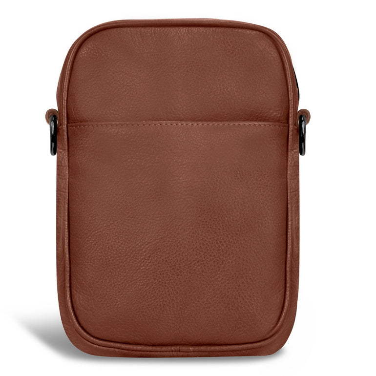 Champs Onyx Leather Vertical Cross-Body Bag