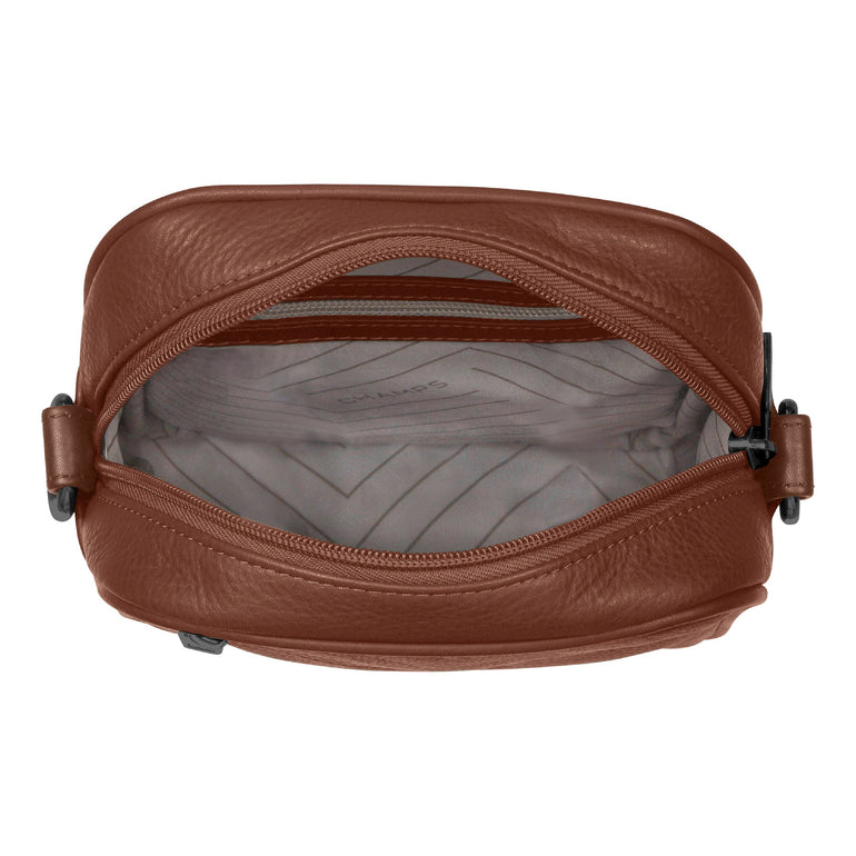 Champs Onyx Leather Vertical Cross-Body Bag