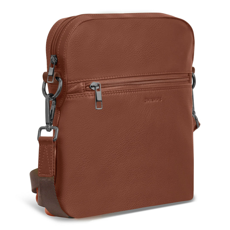 Champs Onyx Leather Cross-Body Bag