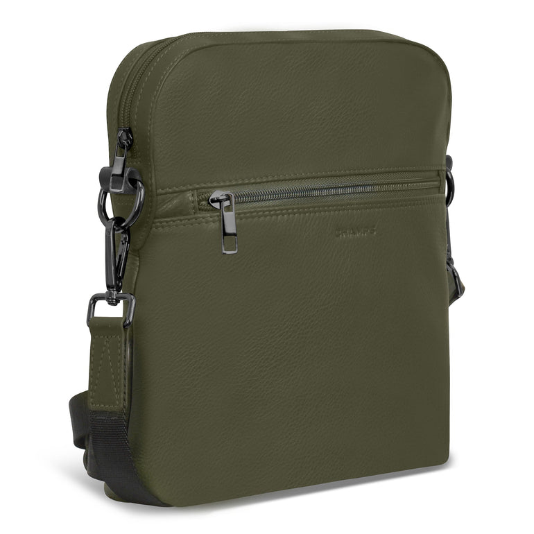 Champs Onyx Leather Cross-Body Bag