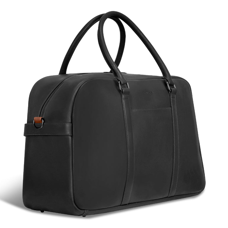 Champs Onyx Leather Duffle Bag