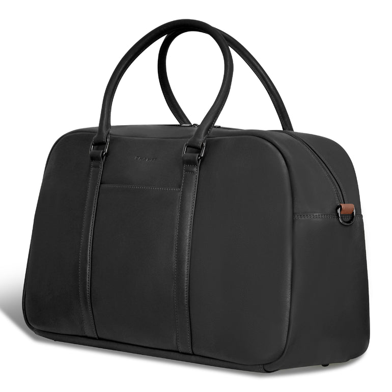 Champs Onyx Leather Duffle Bag