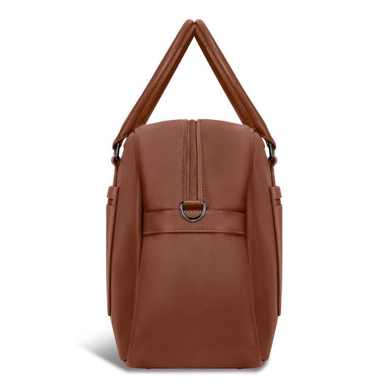 Champs Onyx Leather Duffle Bag