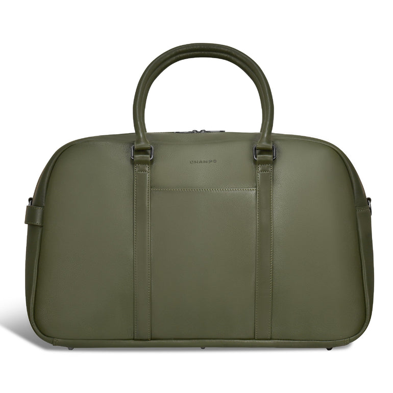 Champs Onyx Leather Duffle Bag