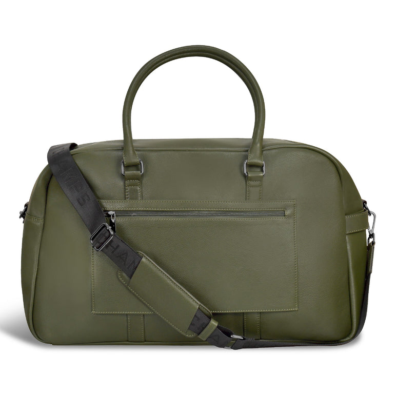 Champs Onyx Leather Duffle Bag