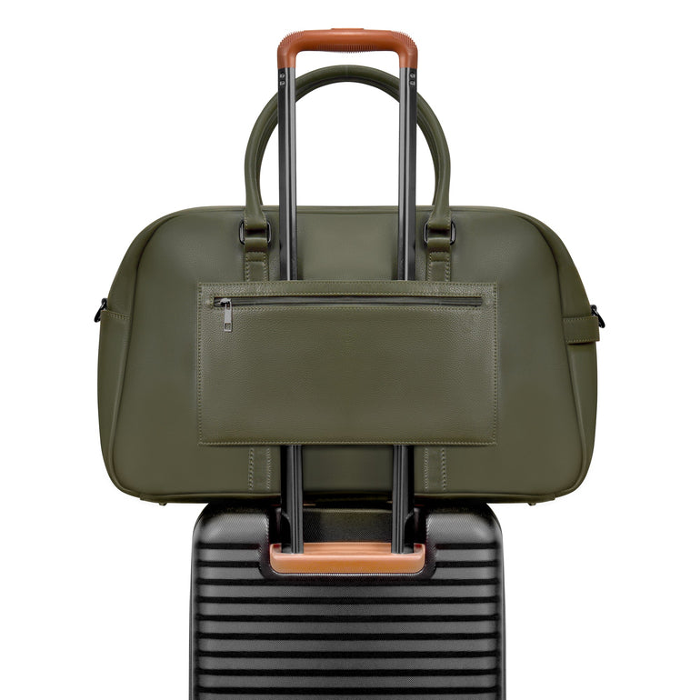 Champs Onyx Leather Duffle Bag