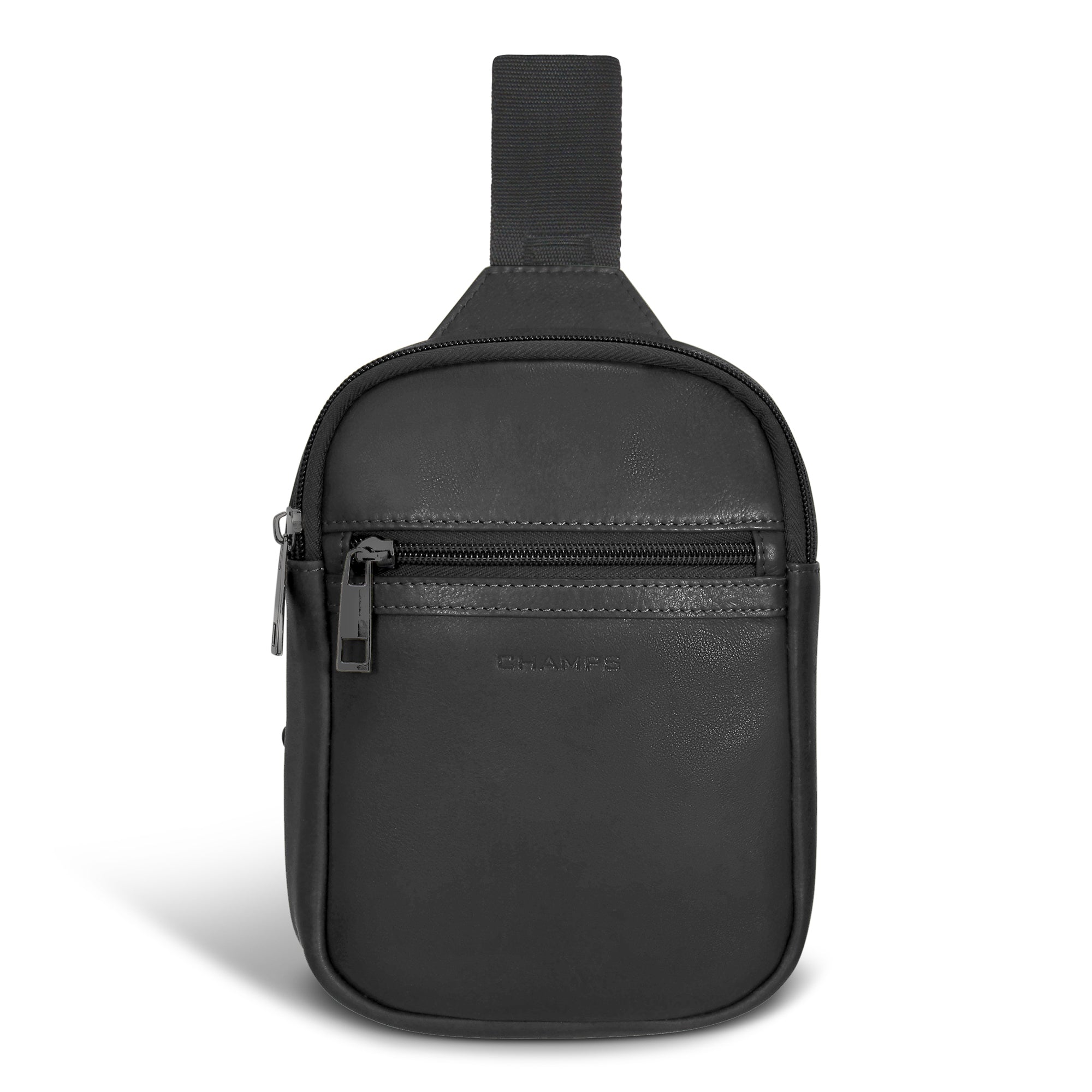 Champs Onyx Leather Holster Cross-Body Bag