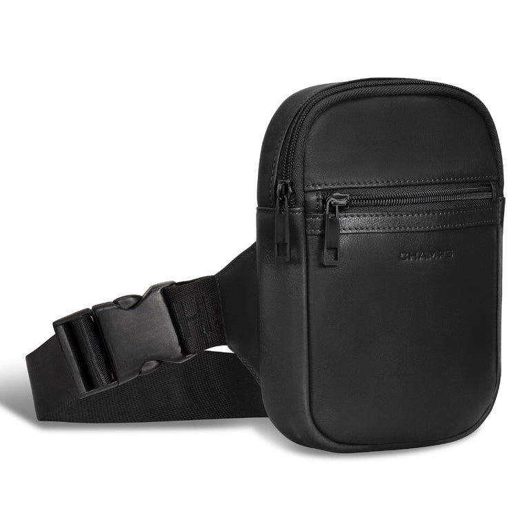 Champs Onyx Leather Holster Cross-Body Bag