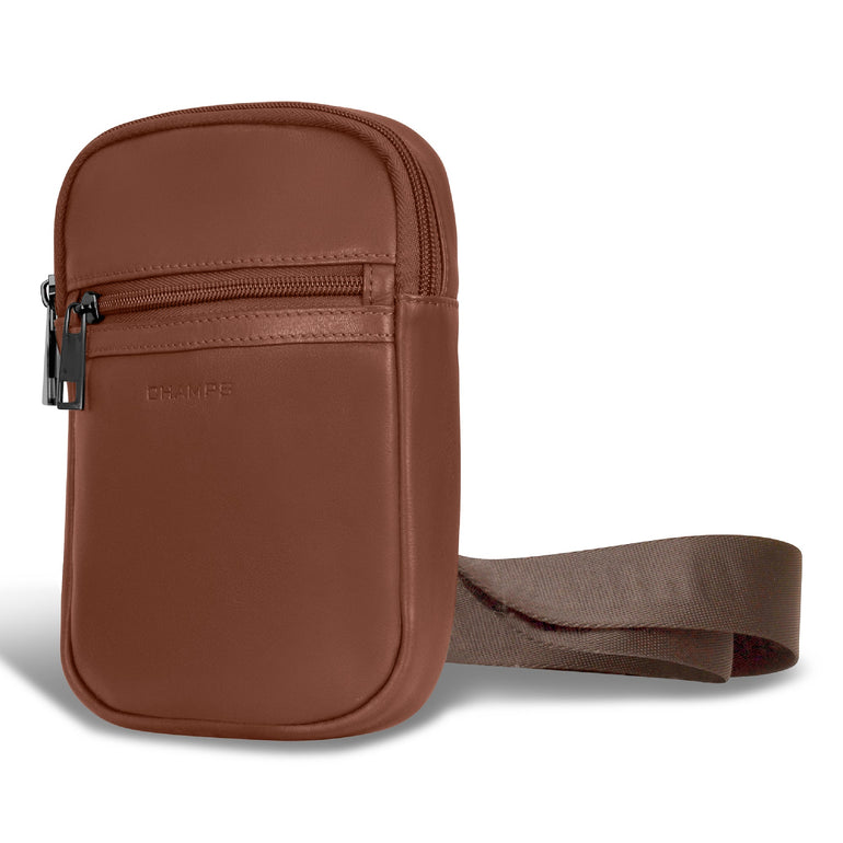 Champs Onyx Leather Holster Cross-Body Bag