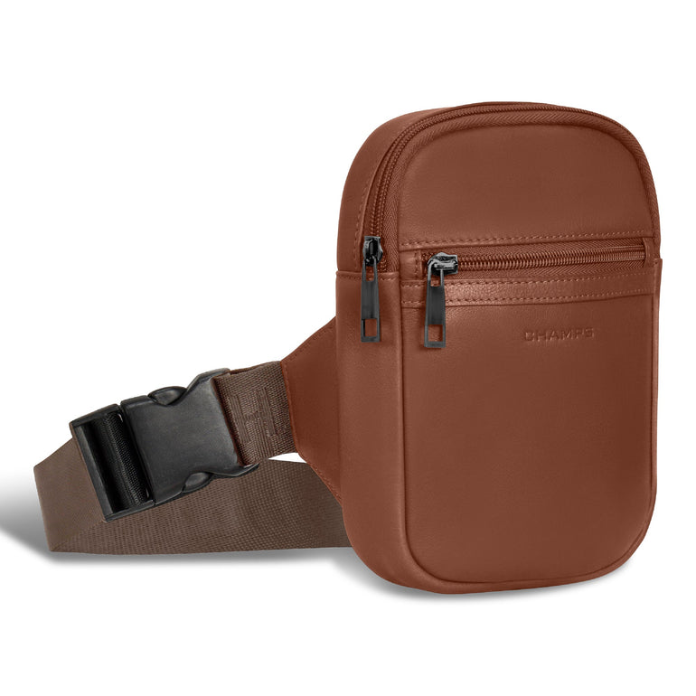 Champs Onyx Leather Holster Cross-Body Bag