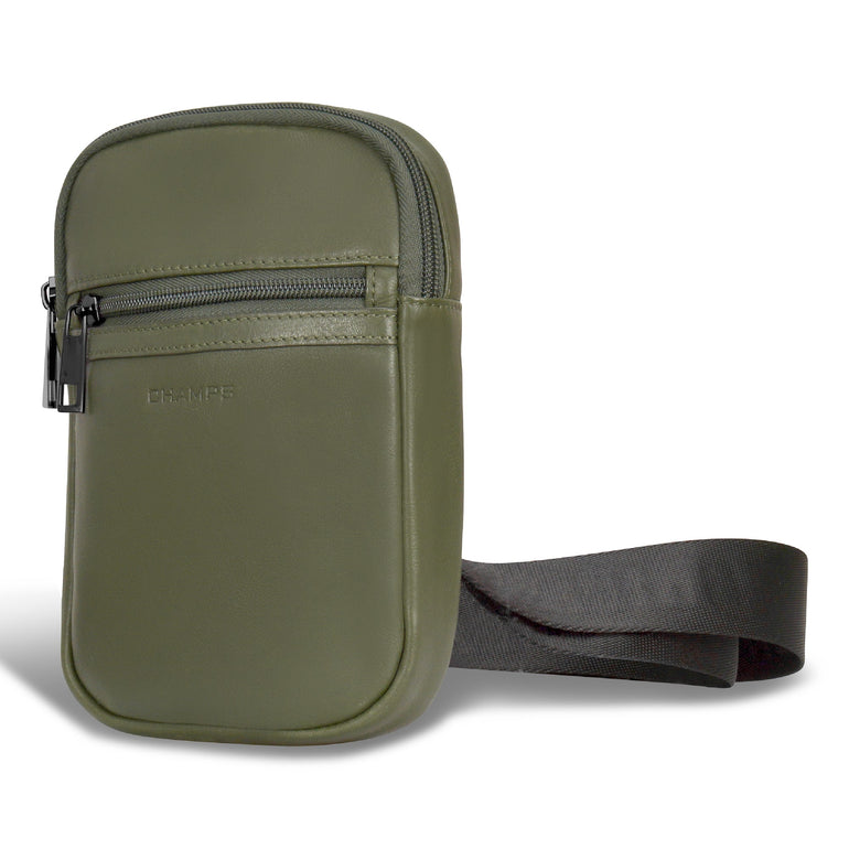 Champs Onyx Leather Holster Cross-Body Bag