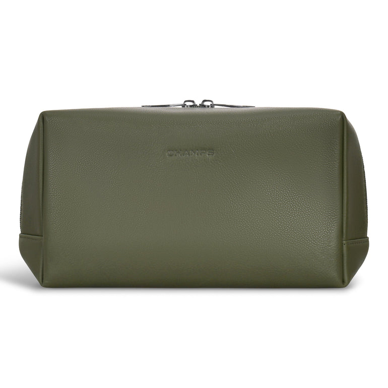 Champs Onyx Leather Toiletry Bag