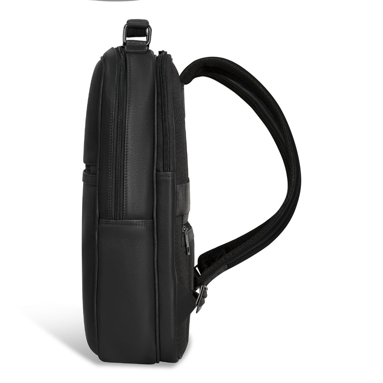Champs Onyx Leather Compact Backpack