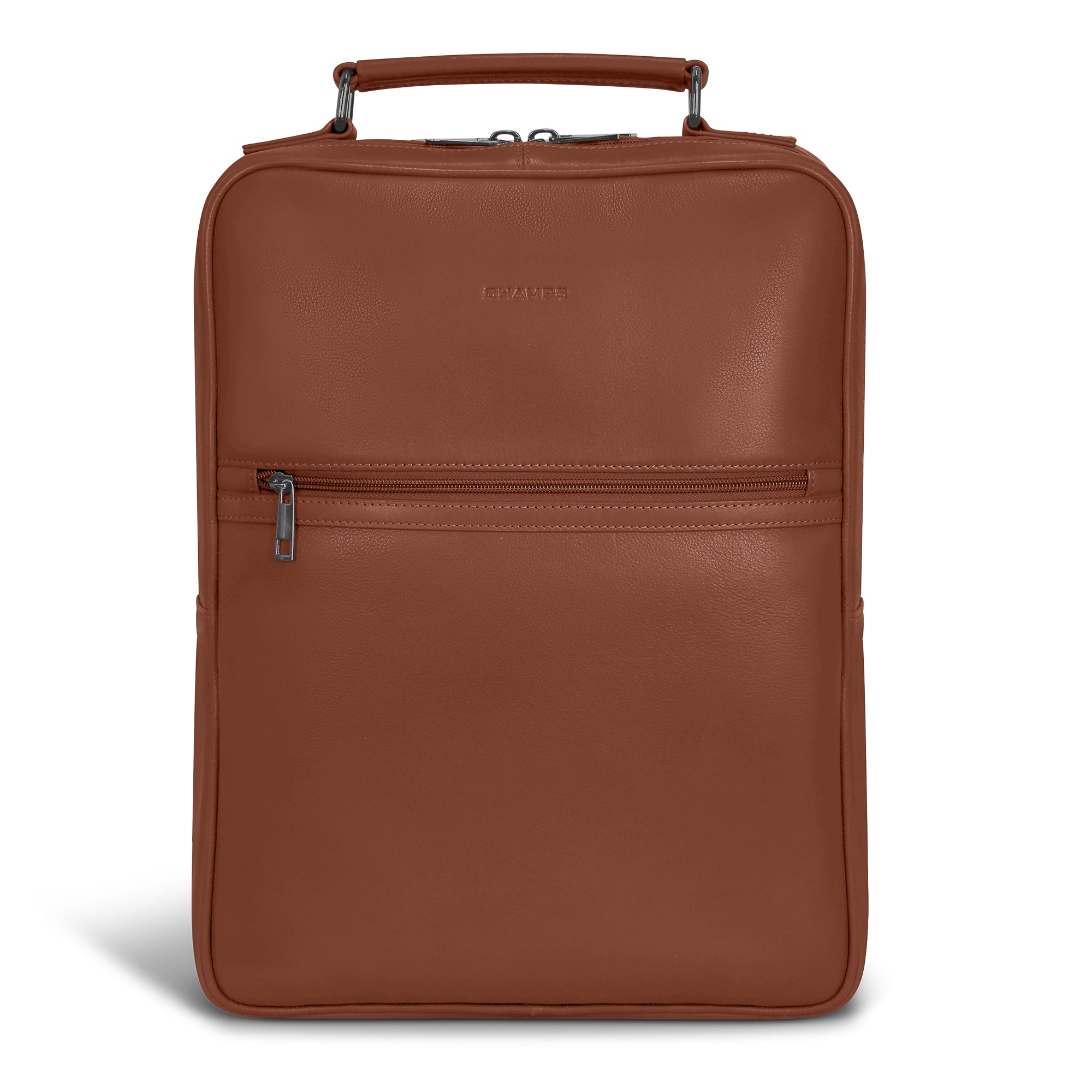 Champs Onyx Leather Compact Backpack