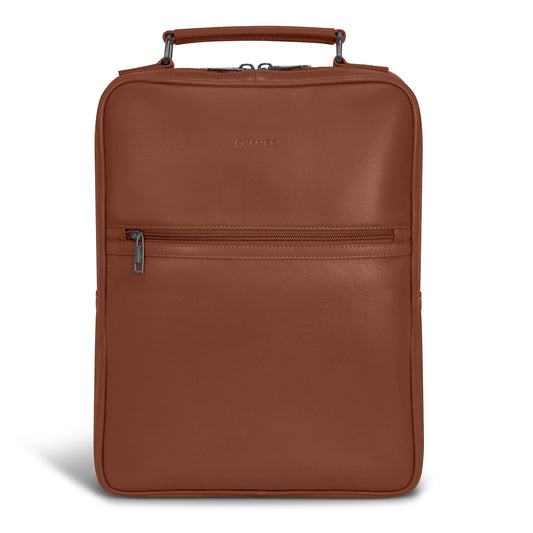 Champs Onyx Leather Compact Backpack