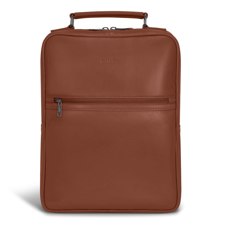 Champs Onyx Leather Compact Backpack