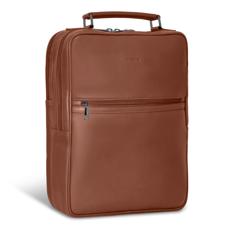 Champs Onyx Leather Compact Backpack