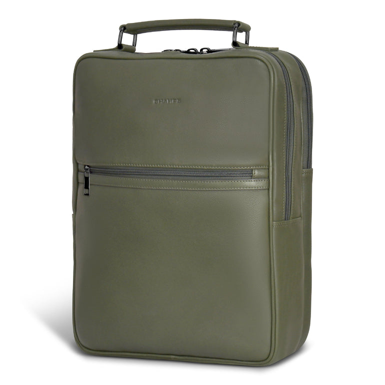 Champs Onyx Leather Compact Backpack