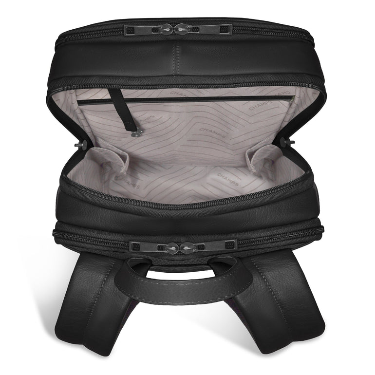 Champs Onyx Leather Classic Backpack