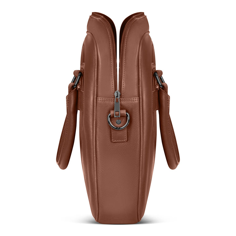 Champs Onyx Leather Slim Briefcase