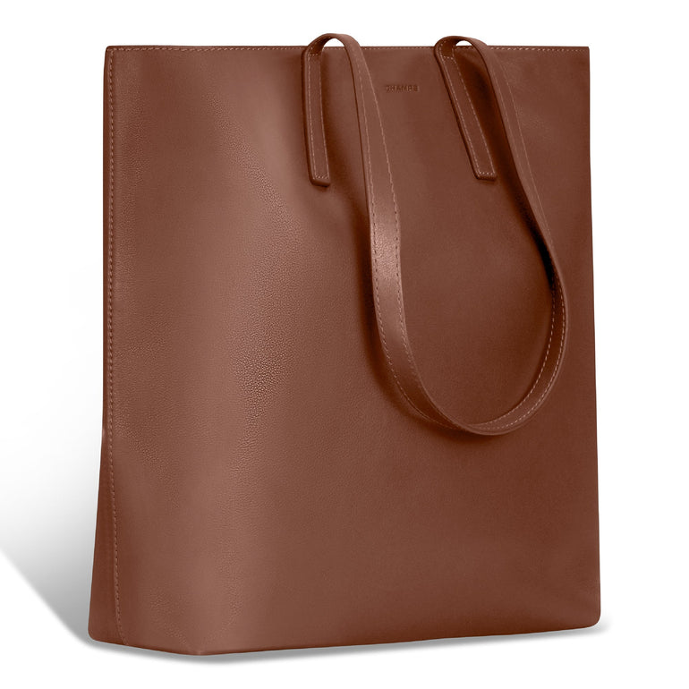 Champs Onyx Leather Vertical Tote