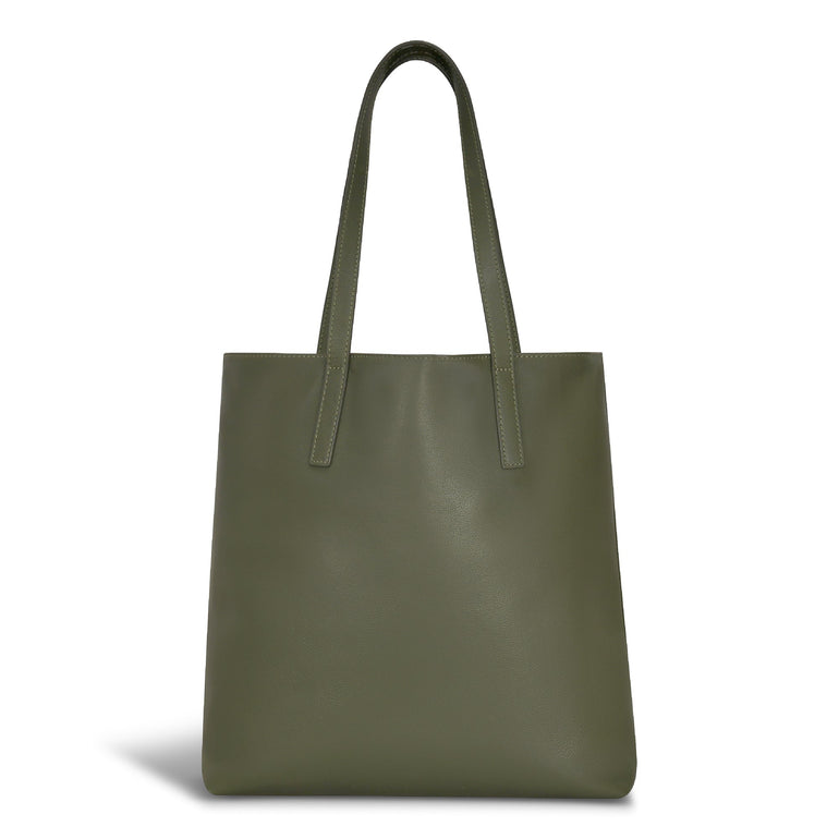 Champs Onyx Leather Vertical Tote