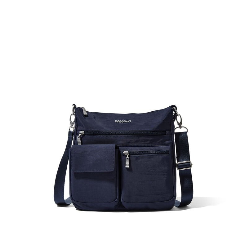 Baggallini Modern Everywhere Slim Crossbody - French Navy