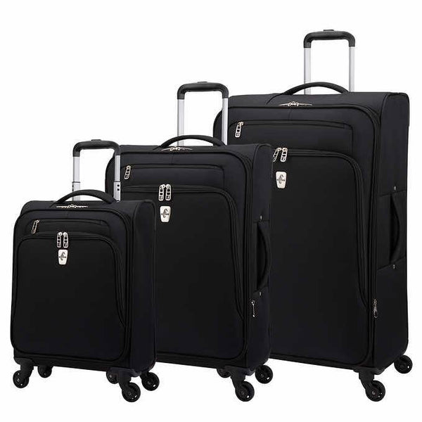 Atlantic Evo Lite 3 Piece Expandable Poly Spinner Luggage Set
