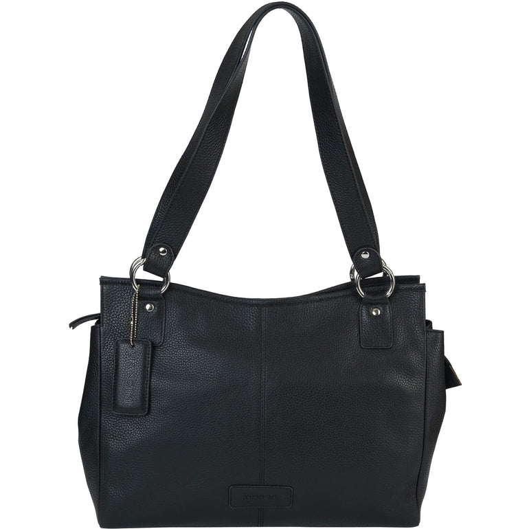 Mancini Pebbled Kelsea Shoulder Bag