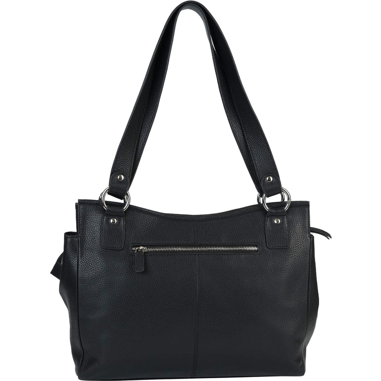 Mancini Pebbled Kelsea Shoulder Bag