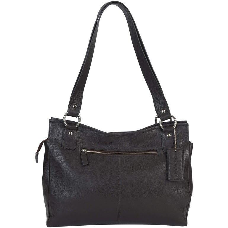 Mancini Pebbled Kelsea Shoulder Bag