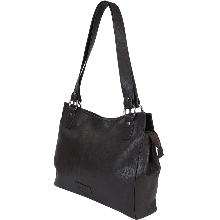 Mancini Pebbled Kelsea Shoulder Bag