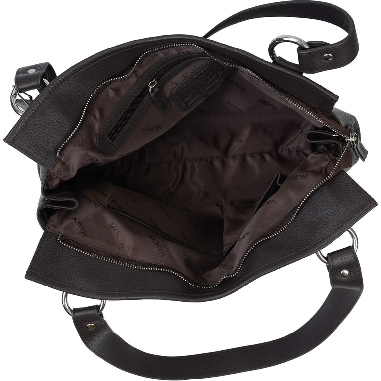 Mancini Pebbled Kelsea Shoulder Bag