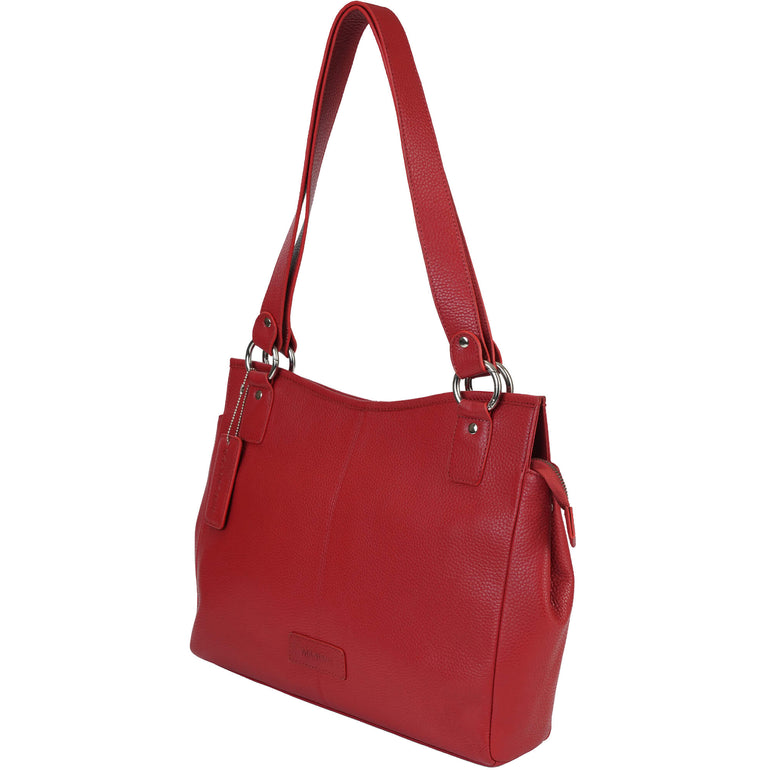 Mancini Pebbled Kelsea Shoulder Bag