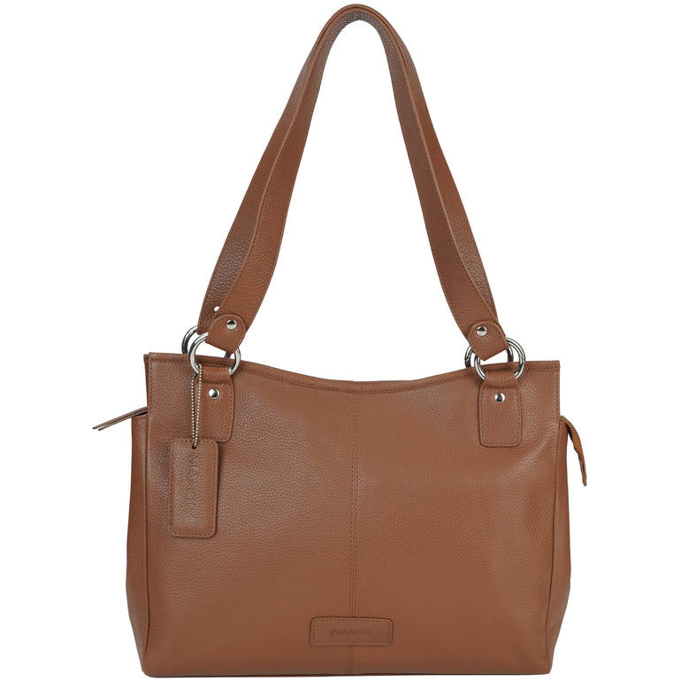 Mancini Pebbled Kelsea Shoulder Bag