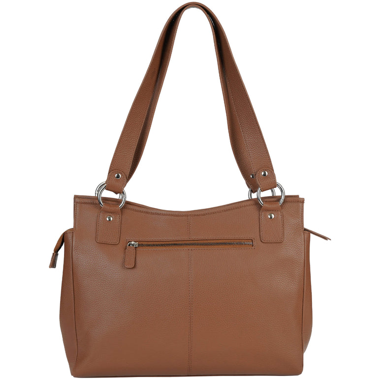Mancini Pebbled Kelsea Shoulder Bag